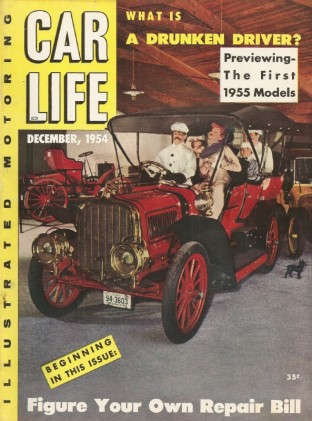 CAR LIFE 1954 DEC - NEW 55 STUDEBAKER, CHEVROLET, MERCURY & LINCOLN, H. EARL